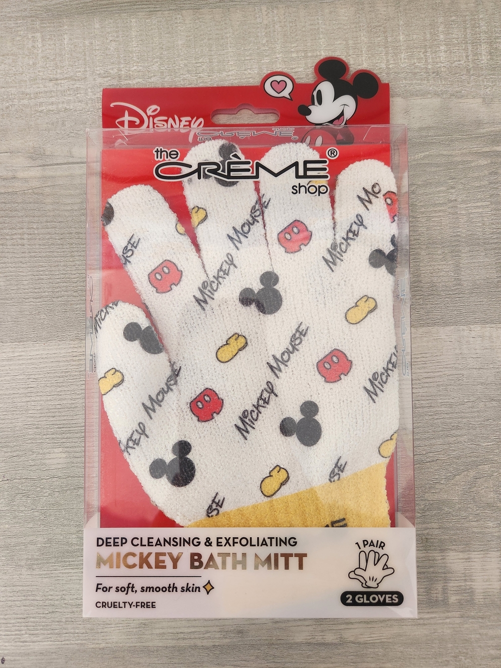 Disney Mickey Exfoliating Bath Mitt The Creme Shop